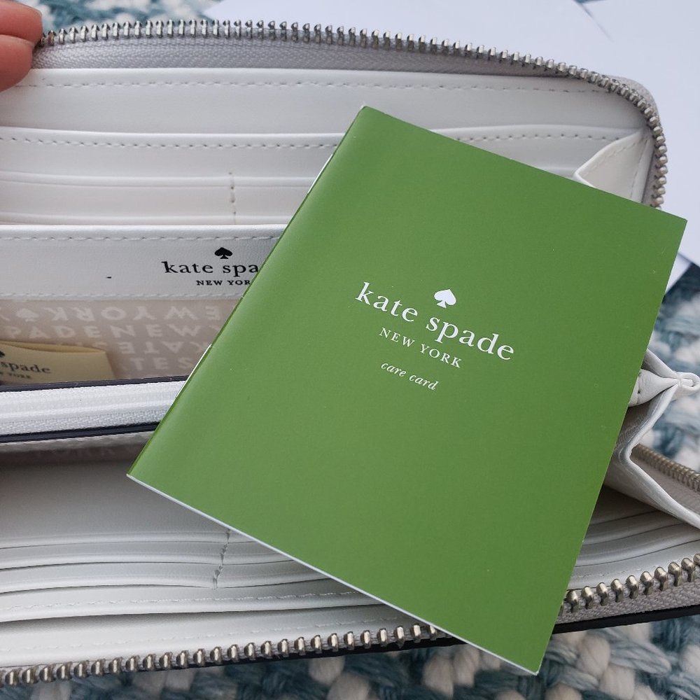 SOLD 🤑 KATE SPADE Neda Larchmont Leather Wallet NEW! - Picture 9 of 12